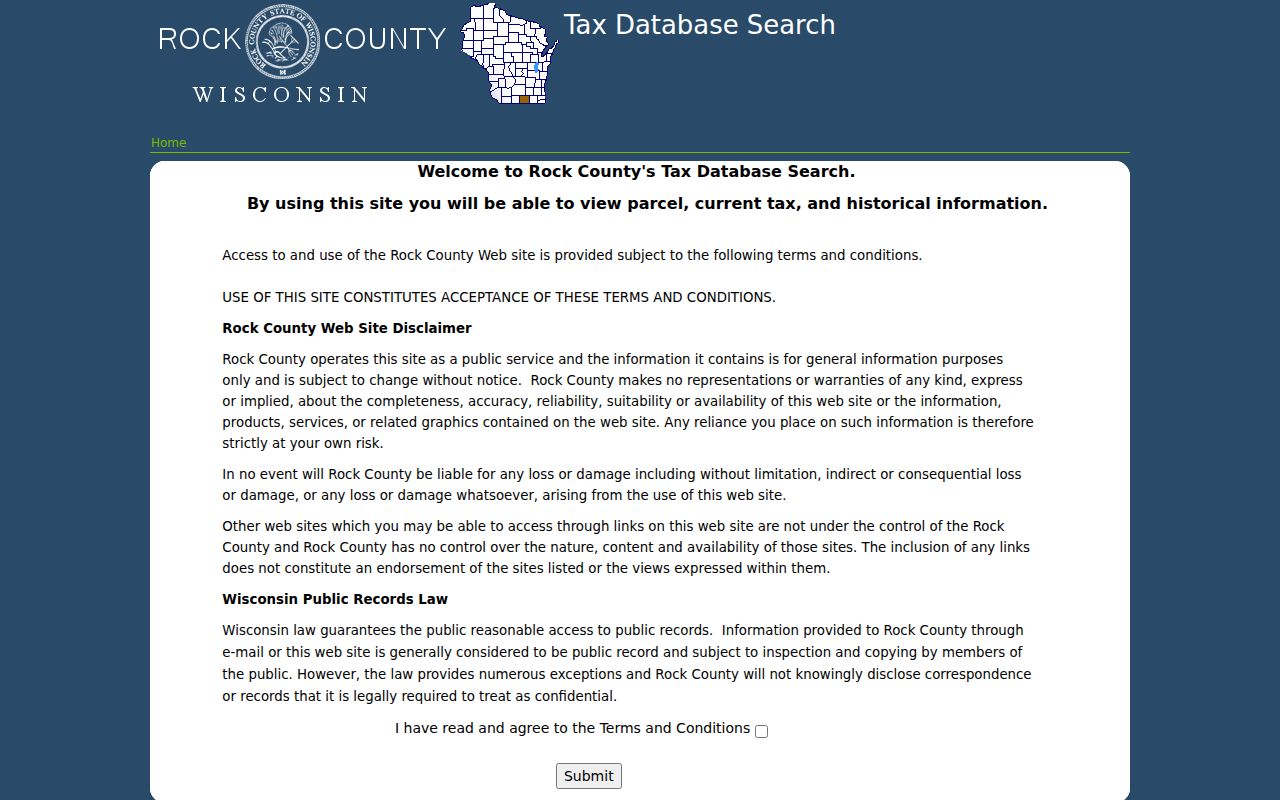 Janesville street directory Rock County tax database search