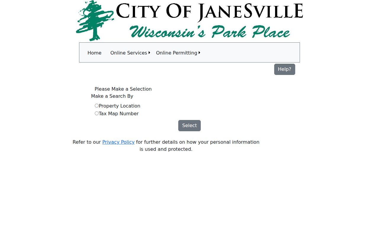Janesville residents directory eGov property search